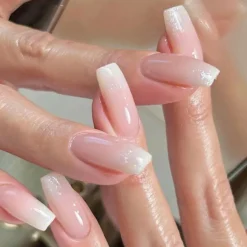 Clear Neutral Tone Press On Nails