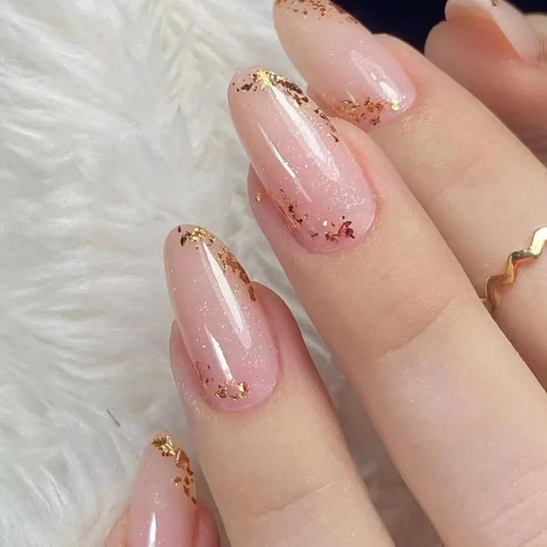 Clear Neutral Tone Press On Nails
