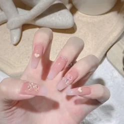 Clear Neutral Tone Press On Nails