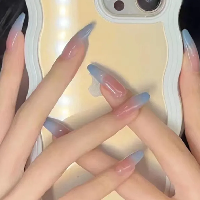 Clear Neutral Tone Press On Nails