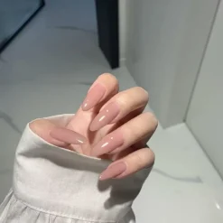 Clear Neutral Tone Press On Nails