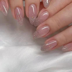 Clear Neutral Tone Press On Nails