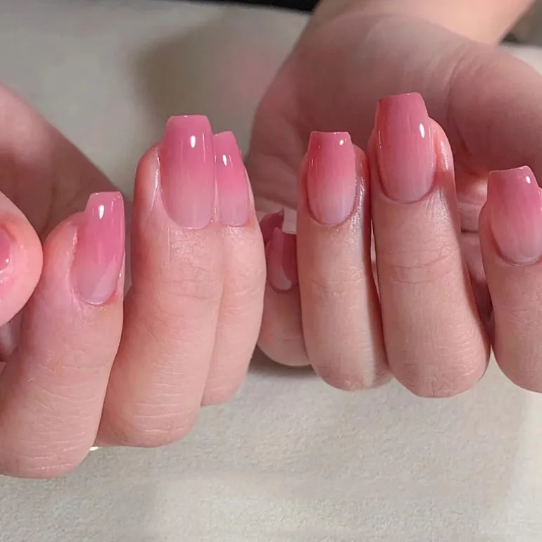 Clear Neutral Tone Press On Nails