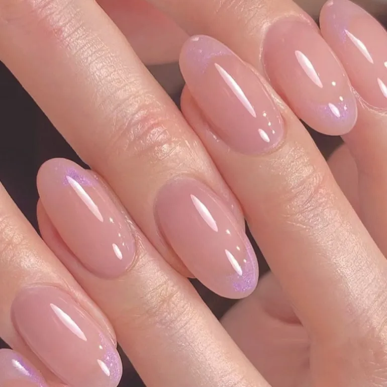 Clear Neutral Tone Press On Nails