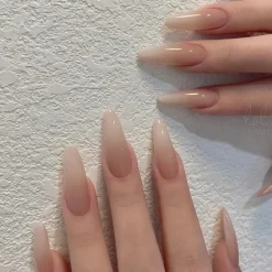 Clear Neutral Tone Press On Nails