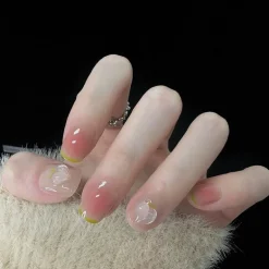 Clear Neutral Tone Press On Nails