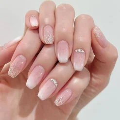 Clear Neutral Tone Press On Nails