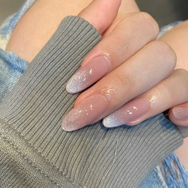 Clear Neutral Tone Press On Nails