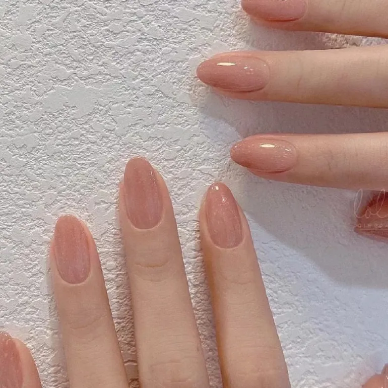 Clear Neutral Tone Press On Nails