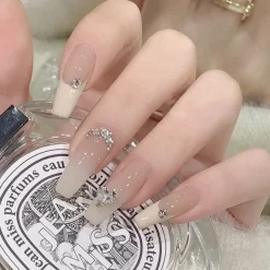Clear Neutral Tone Press On Nails