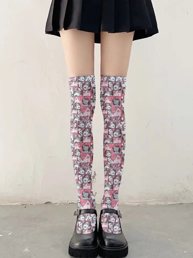 Comic Strip Manga Stockings