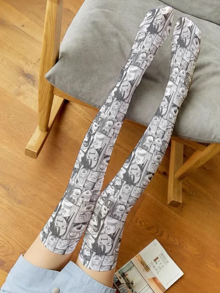 Comic Strip Manga Stockings