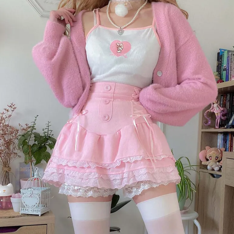 Corduroy Baby Doll Skirt