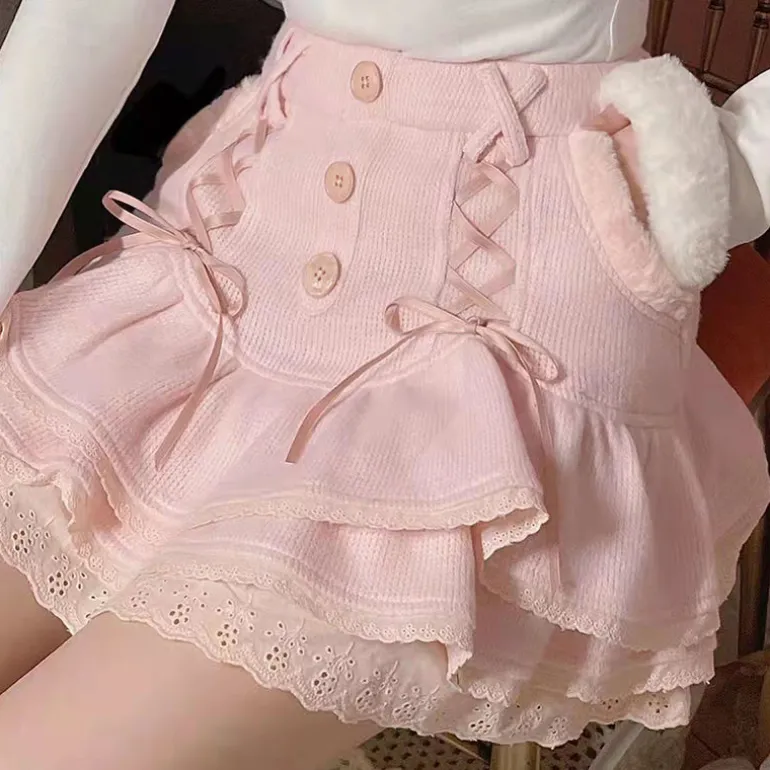 Corduroy Baby Doll Skirt