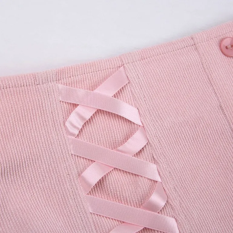Corduroy Baby Doll Skirt