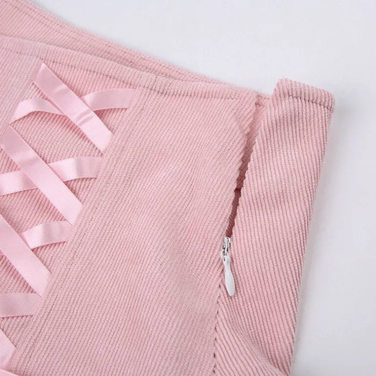 Corduroy Baby Doll Skirt