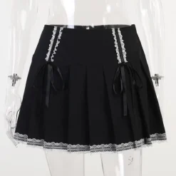 Corset Lace Mini Skirt
