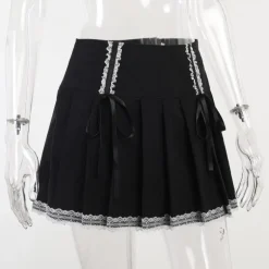Corset Lace Mini Skirt