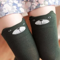 Cotton Animal Thigh Highs