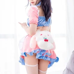 Cotton Candy Maid Cosplay Set