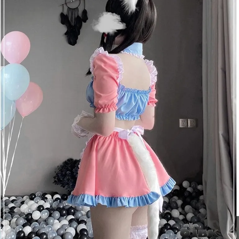 Cotton Candy Maid Cosplay Set
