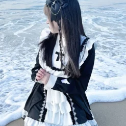 Courting The Priest Ruffled Dress