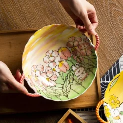 Cozy Autumn Fields Ceramic Bowls