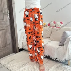 Cozy Holiday Kawaii Kitten Pajama Pants