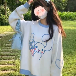 Cozy Kawaii Pastel Knit Pullovers