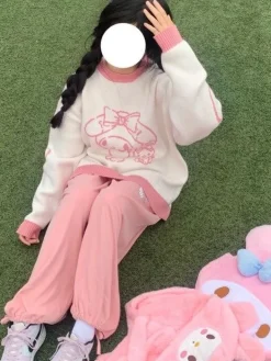 Cozy Kawaii Pastel Knit Pullovers