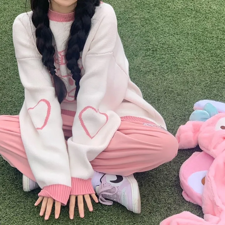 Cozy Kawaii Pastel Knit Pullovers