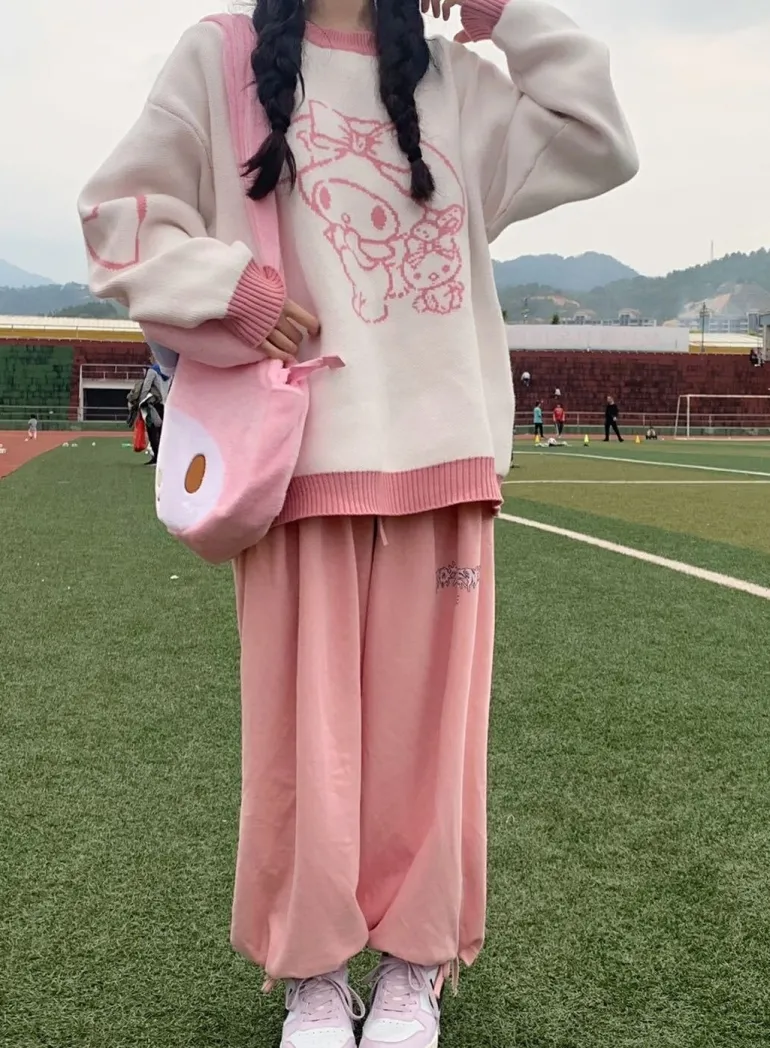 Cozy Kawaii Pastel Knit Pullovers