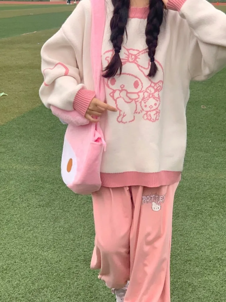 Cozy Kawaii Pastel Knit Pullovers