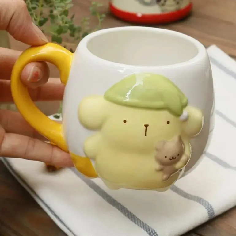 Cozy Yellow Pup Mug