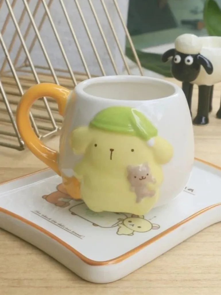 Cozy Yellow Pup Mug