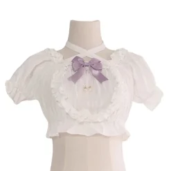 Cropped Ruffled Blouse