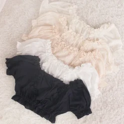 Cropped Ruffled Blouse
