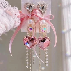 Crystal Princess Drop Earrings