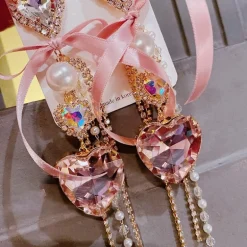 Crystal Princess Drop Earrings