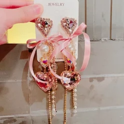 Crystal Princess Drop Earrings
