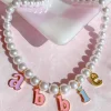 Custom Pearl Name Necklace