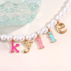 Custom Pearl Name Necklace