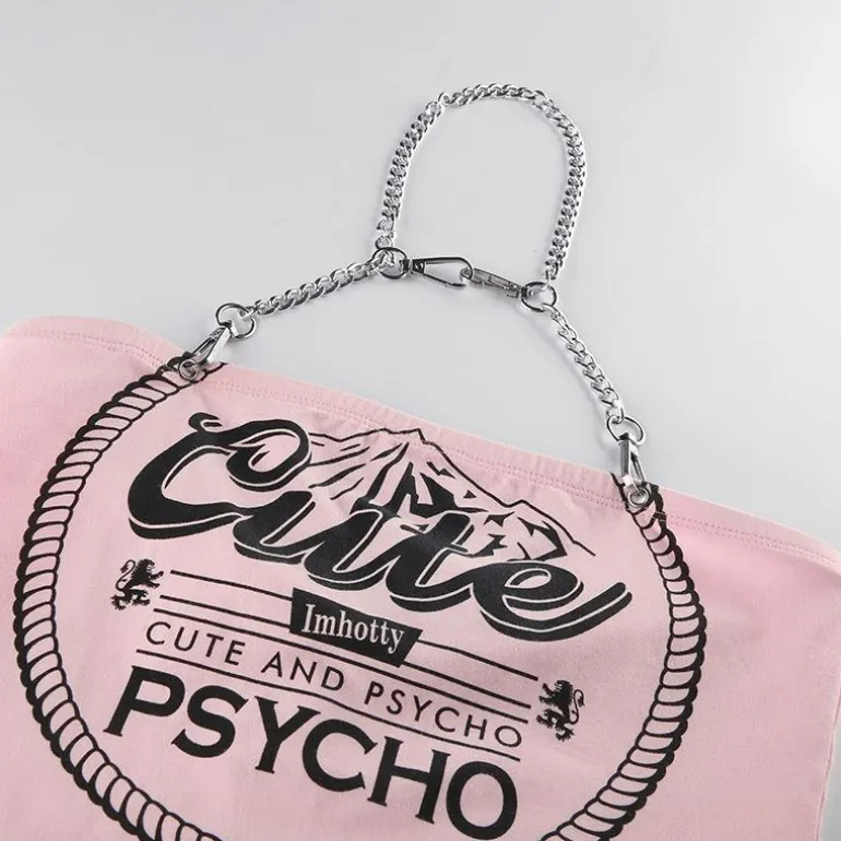 Cute & Psycho Halter Top