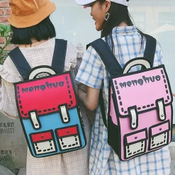 2D Cartoon Backpack
