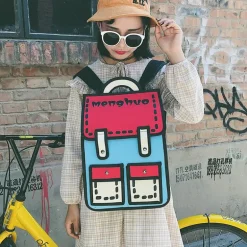 2D Cartoon Backpack