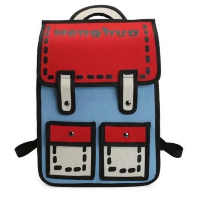 2D Cartoon Backpack