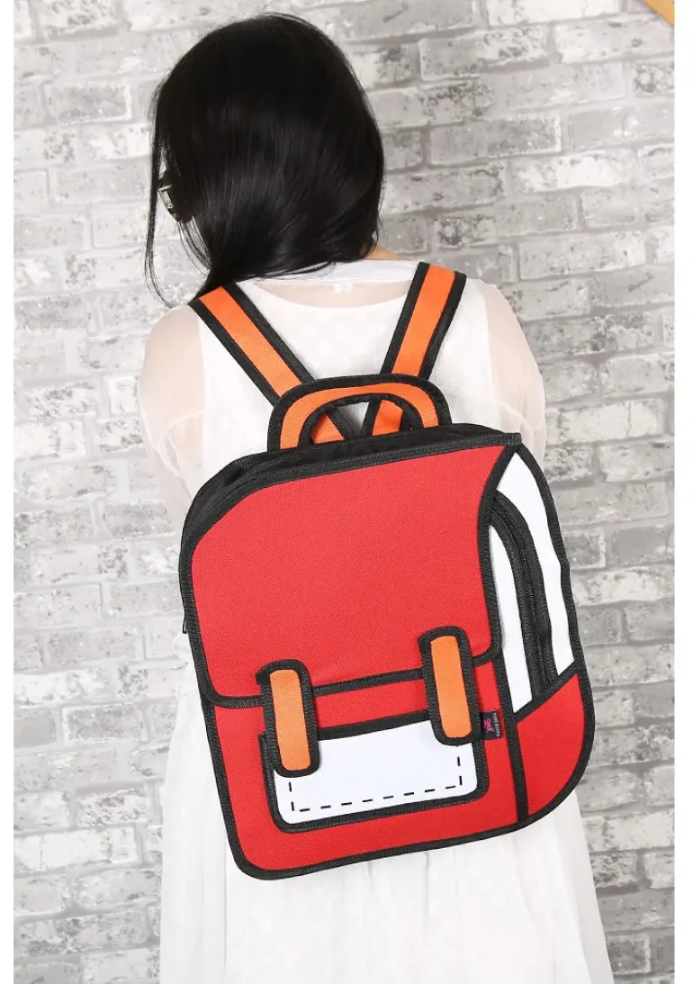 2D Cartoon Backpack