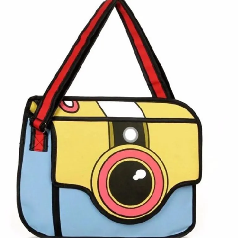 2D Cartoon Camera Bag