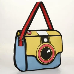 2D Cartoon Camera Bag