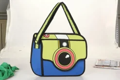 2D Cartoon Camera Bag